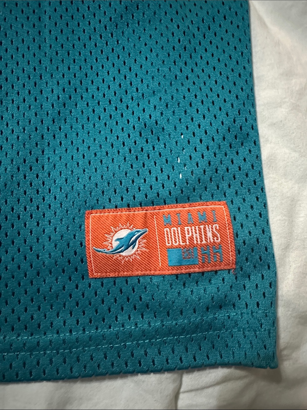 NFL Miami Dolphins Teal and Orange Team Jersey Tee - Picture 2 of 8